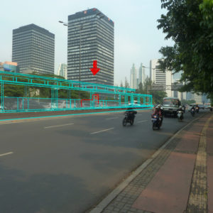 sudirman station side view - before