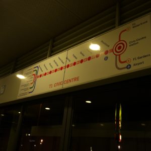 CT - Route Information above door