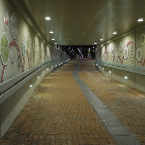 CT - Artwork on the pedestrian access
