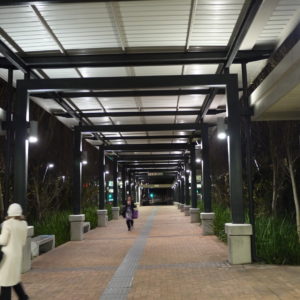 CT - Big BRT Station near Footbal stadium