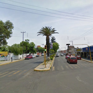 Imagen original de Puebla antes del corredor BRT / Original image of Puebla before the BRT corridor
