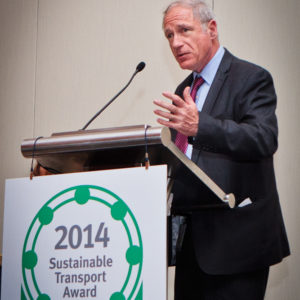 Jose Luis Irigoyen, of the World Bank, speaks at the 2014 STA