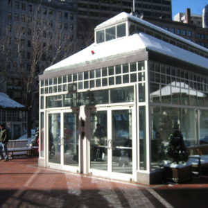 Underground Parking Entrance at Post Office Square