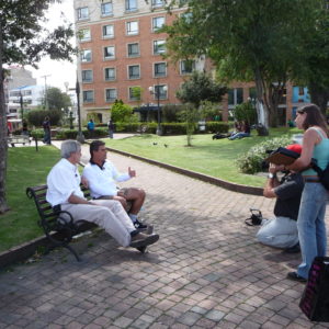 Nelson e Penalosa en Bogota, March 2009