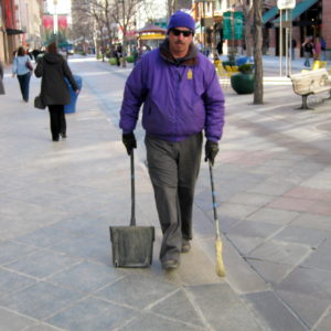 16th Street Mall BID street sweeper