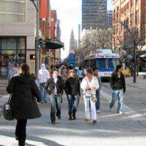 Free bus on 16th Street Mall