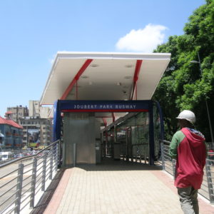 Joburg BRT station entrance