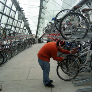 Bikestation covered bike parking