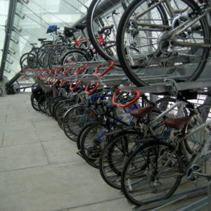 Bike storage at Bikestation in Washington DC