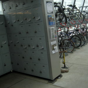 Lockers at Bikestation in Washington DC