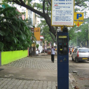 On Street Parking charging Machine