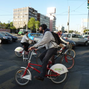 Ecobici in Morning Rush Hour
