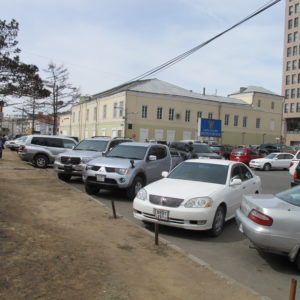 Curbside perpendicular parking_UB_April2011_MK