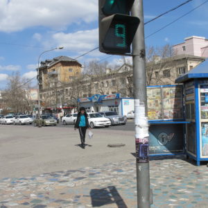 Large pedestrian street space with kiosk_UB_April2011_MK