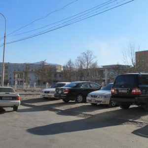 Parking in landscaped area - now dirt_UB_April2011_MK