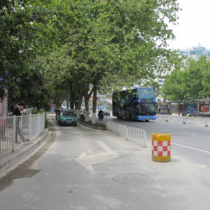 Shared turning and bike lane_Kunming_March2011_MK