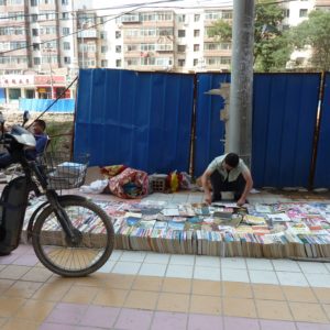 Book Seller with Two-Wheeler