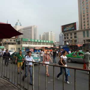 Pedestrian Conditions Near Bus Terminal 2011 (2)