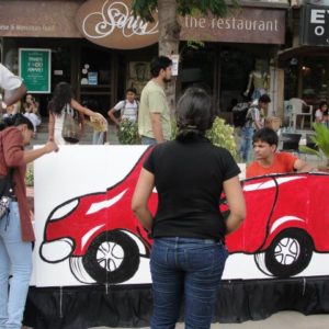 Ahmedabad, India Park(ing) Day 2011 - Dressing the Site