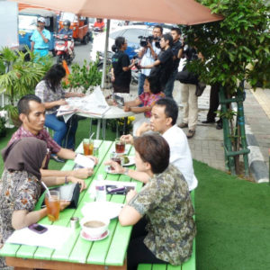 Jakarta, Indonesia Park(ing) Day 2011 -- Chitchat and Media