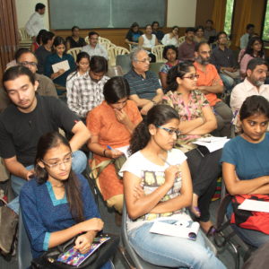 Participants at Ahmedabad's Parking Puzzle workshop