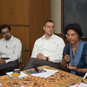 Speakers at Ahmedabad's Parking Puzzle workshop at CEE