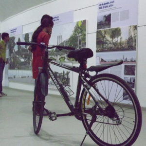 Cycle exhibited at OCO exhibition in Ahmedabad.